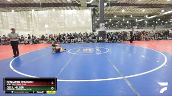 138 lbs Champ. Round 2 - Cecil Miller, Great Neck Wrestling Club vs Benjamin Spagnoli, NOVA Wrestling Club