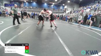 Quarterfinal - KEVIN LINVILLE Jr, Skiatook Bulldog Wrestling vs Bilton Perdue, Warrior Wrestling Club