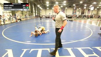120 lbs Rr Rnd 1 - Tommy Gretz, Quest School Of Wrestling Black vs Tibor Toth, Team Gotcha