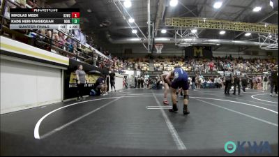 155 lbs Quarterfinal - Nikolas Meek, D3 Wrestling Cluib vs Kade Neri-Tahsequah, Noble Takedown Club