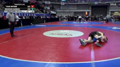 5A 120 lbs Semifinal - Cole Snyder, Scottsboro vs Brandon Harman, Beauregard HS