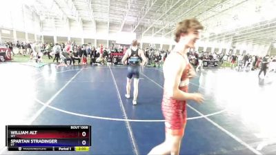 150 lbs Semifinal - William Alt, WY vs Spartan Stradinger, UT