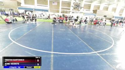 120 lbs Cons. Round 2 - Tristan Bartonico, CA vs Kobe Negrete, CA