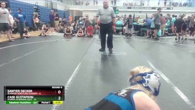 84 lbs Round 6 (8 Team) - Case Gustafson, Florida Scorpions Gold vs Sawyer Decker, Glasgow Wrestling Academy