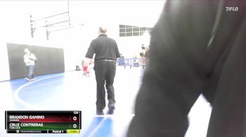 120 lbs Cons. Round 5 - Cruz Contreras, Turlock vs Brandon Gamino, Sanger