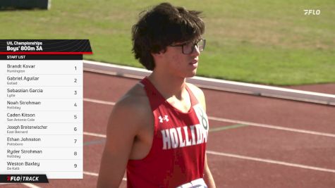 High School Boys' 800m 3A