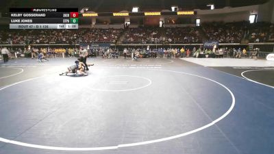 D 1 126 lbs Champ. Round 1 - Kelby Gosserand, Zachary vs Luke Jones, St. Paul`s