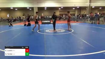 120 lbs Semifinal - Solomon Lucero, Arizona vs Noah Torres, Black Cat Wrestling Club