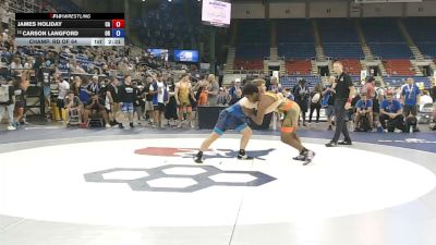 190 lbs Champ. Rd Of 64 - James Holiday, California vs Carson Langford, Oregon