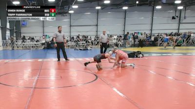 84 lbs Round 5 - 3:00pm Friday - Tripp Farrington, Backyard Brawlers vs Owen Runge, Minnesota Funky Singlets