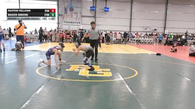 72 lbs Round 5 - 3:00pm Friday - Paxton Fellows, Dynasty Death Row vs Mason Simons, Terps Xtreme