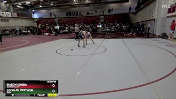 126 lbs Champ. Round 1 - Lochlan Wittwer, Dixie vs Mason Orona, Round Valley