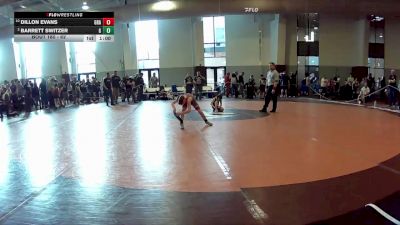 62 lbs Quarterfinal - Dillon Evans, Wild Buffalo Wrestling Club vs Barrett Switzer, SVWC