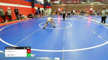 80 lbs Quarterfinal - Cinch Turner, Bristow vs John Weinlein, St. Dominic School (TN)