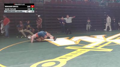 132 lbs Consi Of 8 #1 - Benjamin Bruce, Chapman vs David Taylor, Keenan