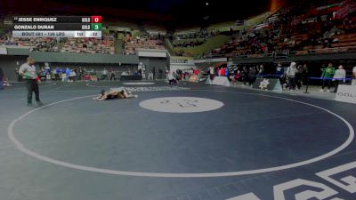 126 lbs Consi Of 8 #1 - Jesse Enriquez, Golden West vs Gonzalo Duran, Golden Valley