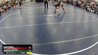 90 lbs Round 3 (6 Team) - Quentin Jackson, Kansas Mamba vs Kade Eimers, South Dakota Thunder