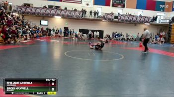 120 lbs Cons. Round 2 - Emiliano Arreola, Hillsboro vs Brodi Maxwell, McNary