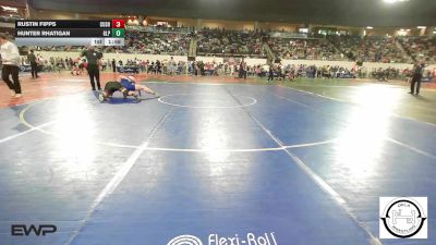 175 lbs Round Of 32 - Rustin Fipps, Cushing vs Hunter Rhatigan, Glenpool JH