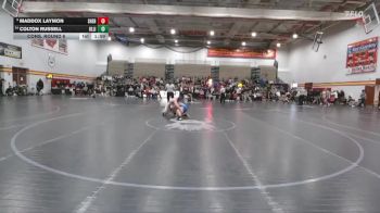 132 lbs Cons. Round 6 - Colton Russell, Olentangy Liberty vs Maddox Laymon, Sheridan