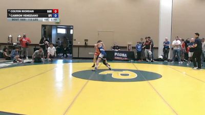 115 lbs Champ. Rd Of 16 - Colton Riordan, Barn Brothers vs Camron Veneziano, Gps