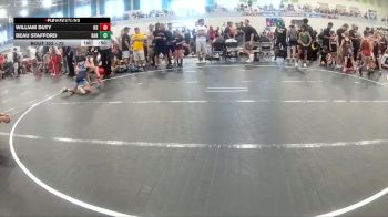72 lbs Quarterfinal - William Duty, Eastside Youth Wrestling vs Beau Stafford, Barracuda