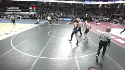 II-175 lbs Semifinal - Landen Gadway, Saranac vs Gabe English, Berne-Knox-Westerlo/Middleburgh