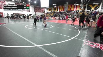 144 lbs Cons. Round 2 - Victor Feuerman, Valenicia (Santa Clarita) vs Isaic Covarubias, Montebello