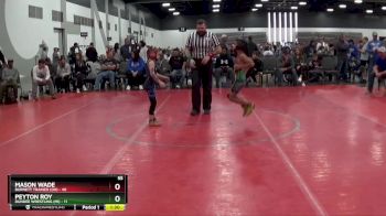 55 lbs Round 3 (8 Team) - Mason Wade, Burnett Trained (OH) vs Peyton Roy, Dundee Wrestling (MI)