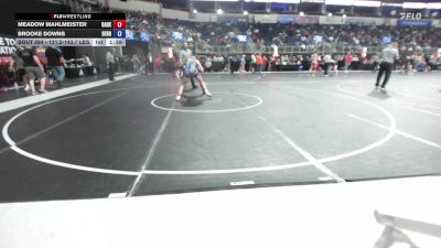 131.2-143.7 lbs Quarterfinal - Meadow Mahlmeister, Darkhorse WC vs Brooke Downs, Derby Wrestling Club