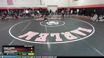 120 lbs Cons. Round 1 - Waide Moravek, Niles (NOTRE DAME) vs Isaac Harris, BOLINGBROOK