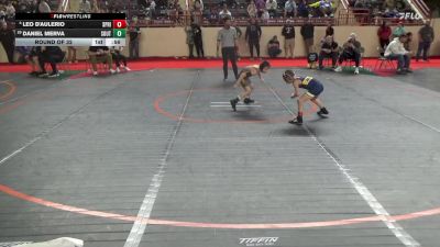 55_B lbs Round Of 32 - Leo D'Aulerio, Springfield Delco vs Daniel Merva, Southern Columbia