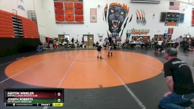 67 lbs Cons. Round 3 - Ashton Winkler, Greybull Basin Athletic Club vs Joseph Roberts, WR Wildcats Wrestling