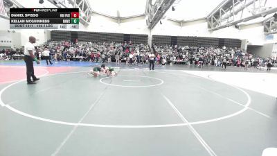 106-J lbs Consi Of 8 #1 - Daniel Spisso, High Pace Wrestling Club vs Kellan McGuinness, North Hunterdon, NJ