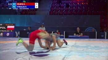 68 kg Qualif. - Khanum Velieva, Russian Wrestling Federation vs Natalia Strzalka, Poland