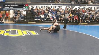 125 lbs Quarterfinal - Karim Allal, Central Missouri vs Bryson Humphries, Drury