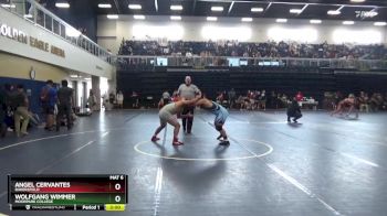 197 lbs Champ. Round 2 - Angel Cervantes, Bakersfield vs Wolfgang Wimmer, Moorpark College