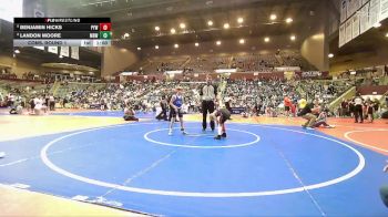 75 lbs Cons. Round 1 - Landon Moore, Mighty Bluebirds Wrestling vs Benjamin Hicks, Panther Youth Wrestling-CPR