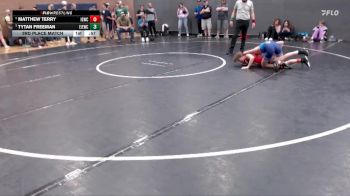 90 lbs 3rd Place Match - Matthew Terry, Idaho Gold Wrestling Club vs Tytan Freeman, East Idaho Elite Wrestling Club