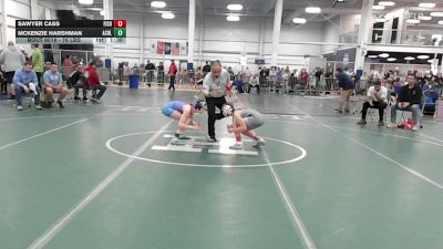 78 lbs Quarterfinal - Sawyer Cass, Fisheye WC vs McKenzie Harshman, Ashland