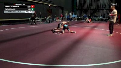 S-14 lbs Quarterfinal - Ryker Heishman, Big Game Wrestling Club vs Toby Kegler, Indee Mat Club