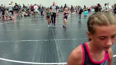 78 lbs Round 5 (10 Team) - Millie Kerth, Backyard Brawlers vs Marleigh Howell, Oklahoma Mafia