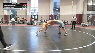 174 lbs Semifinal - Braxton Russell, The Citadel vs Colt Campbell, Appalachian State