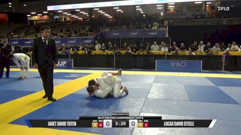 Jaret David Tuten vs Lucas David Steele 2026 Pan Kids Jiu-Jitsu IBJJF Championship
