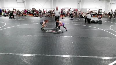48 lbs Round 3 (6 Team) - Boone Moseley, BS Wrestling vs Genevieve Valdovinos, Power House