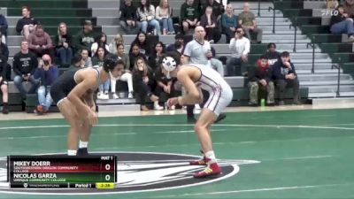 125 lbs Cons. Semi - Mikey Doerr, Southwestern Oregon Community College vs Nicolas Garza, Umpqua Community College