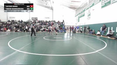 138 lbs Semifinal - Hayden Minns, North Haven vs Trevin Guardarrama, Bristol Eastern