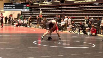 141 lbs Semifinal - Mason Gibson, Rutgers vs Conor Collins, Army