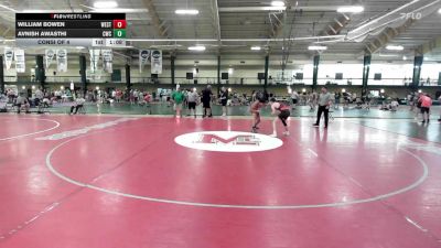 126 lbs Consi Of 4 - William Bowen, Westfield vs Avnish Awasthi, Capital Wrestling Club