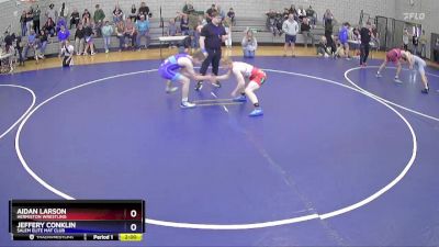 132 lbs 3rd Place Match - Aidan Larson, Hermiston Wrestling vs Jeffery Conklin, Salem Elite Mat Club